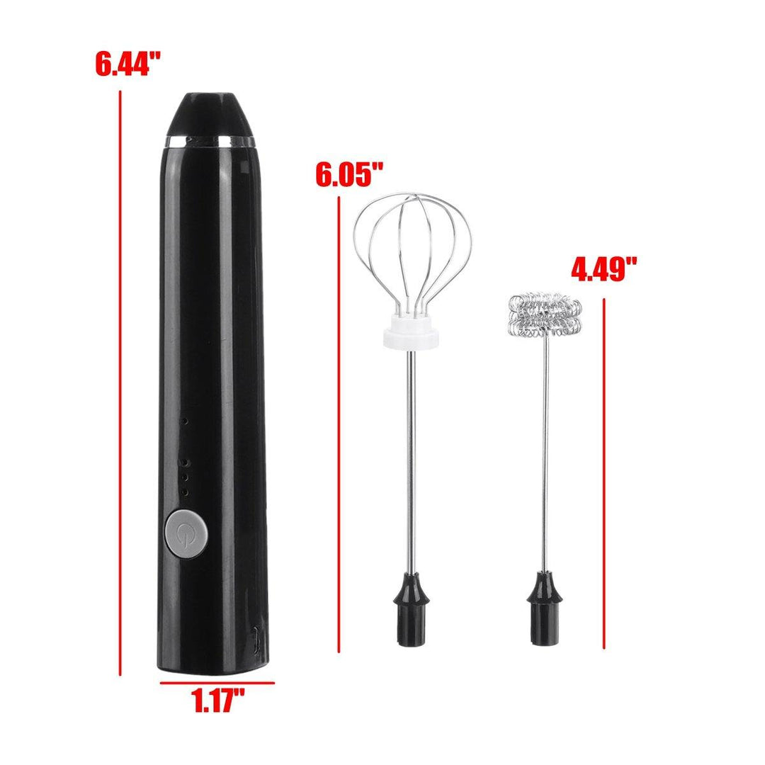 3 Speed USB ElectricCoffee Egg Mixer Shaker Whisk Tool Coffee Frother Egg Beater - MRSLM