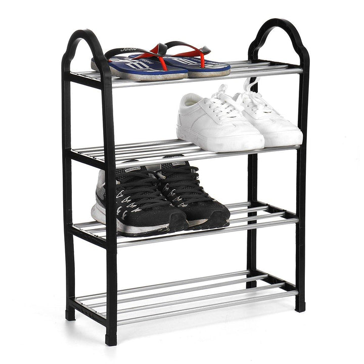 3/4 Tier Space Saving Shoe Storage Organizer Free Standing Shoe Tower Racks Shelves Shelf - MRSLM
