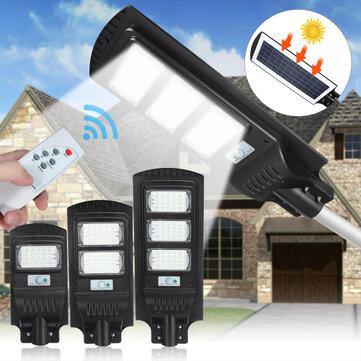 AUGIENB 30/60/90LED Solar Powered Streets Outdoor Remote Control Security Garden - MRSLM