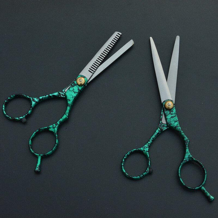 Hair Cutting Scissors Haircut Set Thinning Shears Barber Hairdressing Scissors - MRSLM