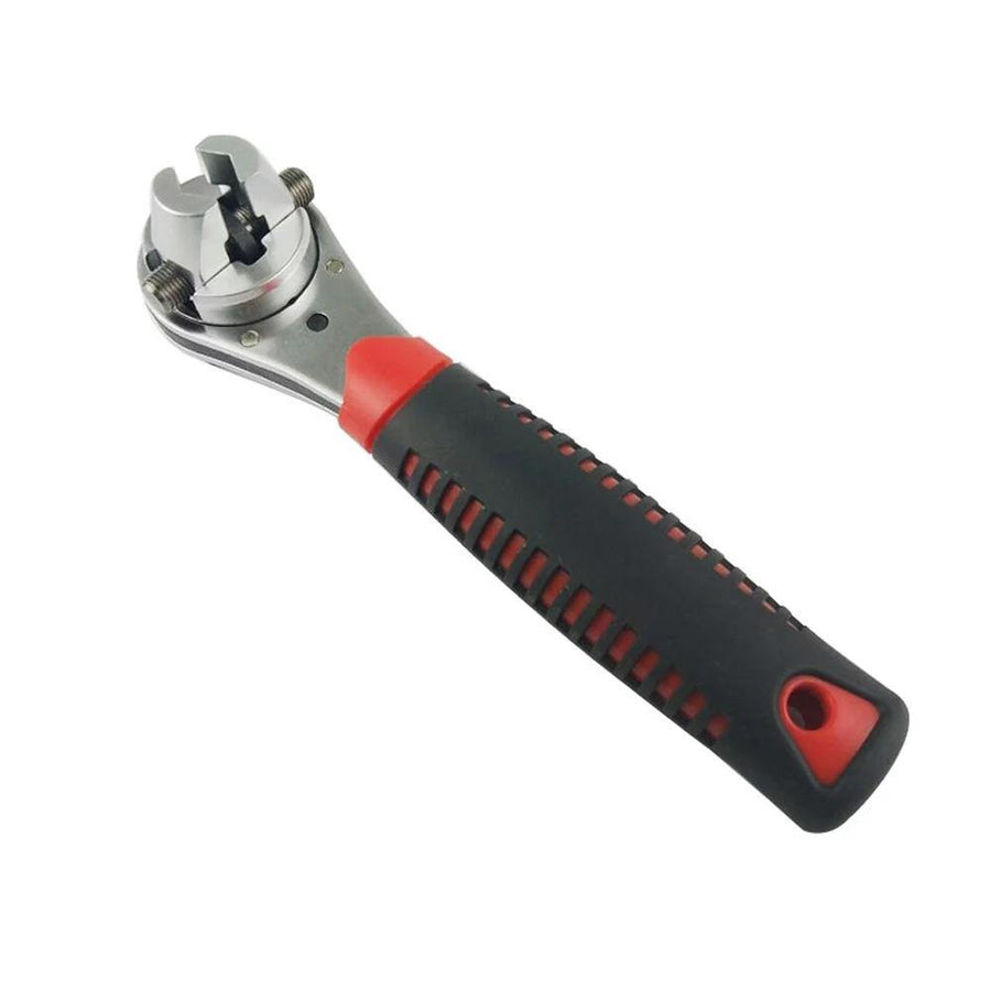Multifunctional 6-22mm Ratchet Wrench Adjustable Universal Key Torque Spanner Plumbing Pipe Auto Multitool Repairing Tool - MRSLM