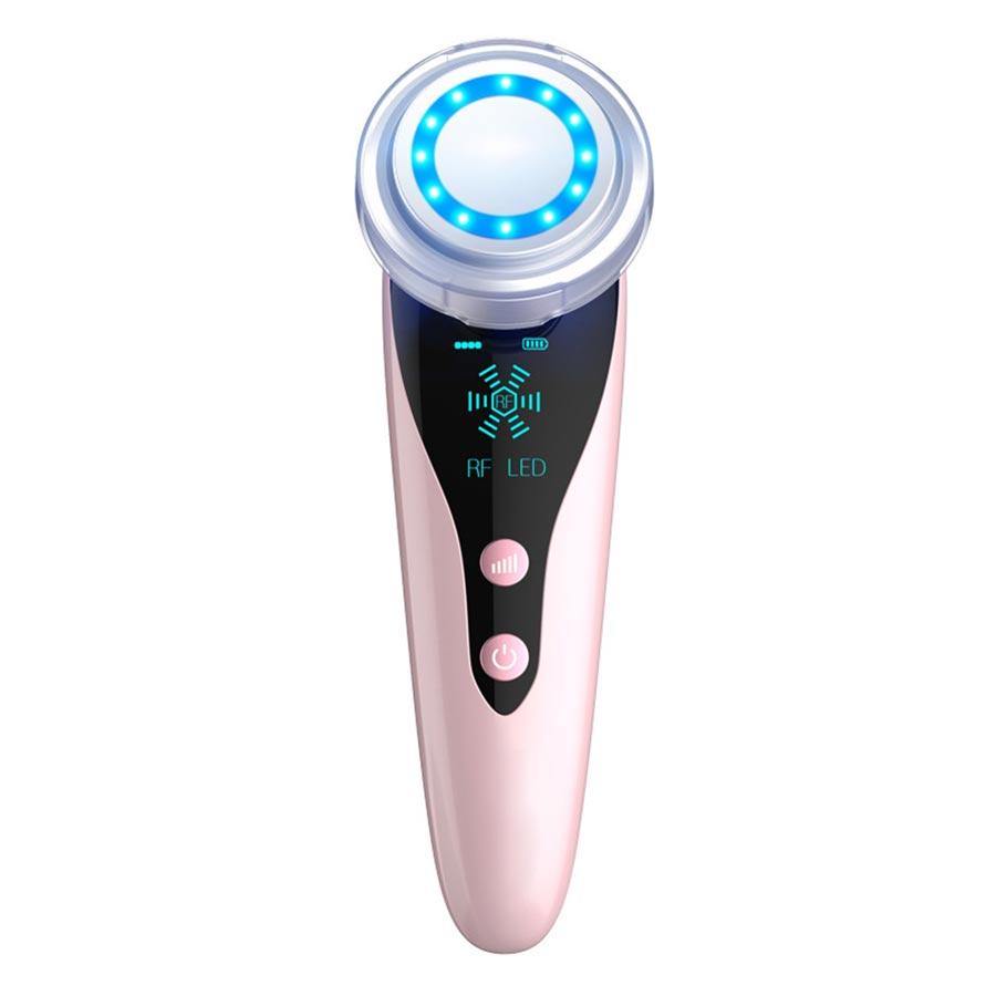 Professional LED Red blue Color EMS Beauty Machine Instrument Facial Skin Microcurrent Device Machine Face Lifting Massage Tools - MRSLM