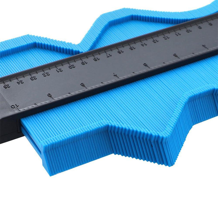 10 Inch Widen Self Locking Contour Gauge Plastic Profile Gauge Shape Duplicator Copy Irregular Shapes Measuring for Fit and Easy Cutting - MRSLM