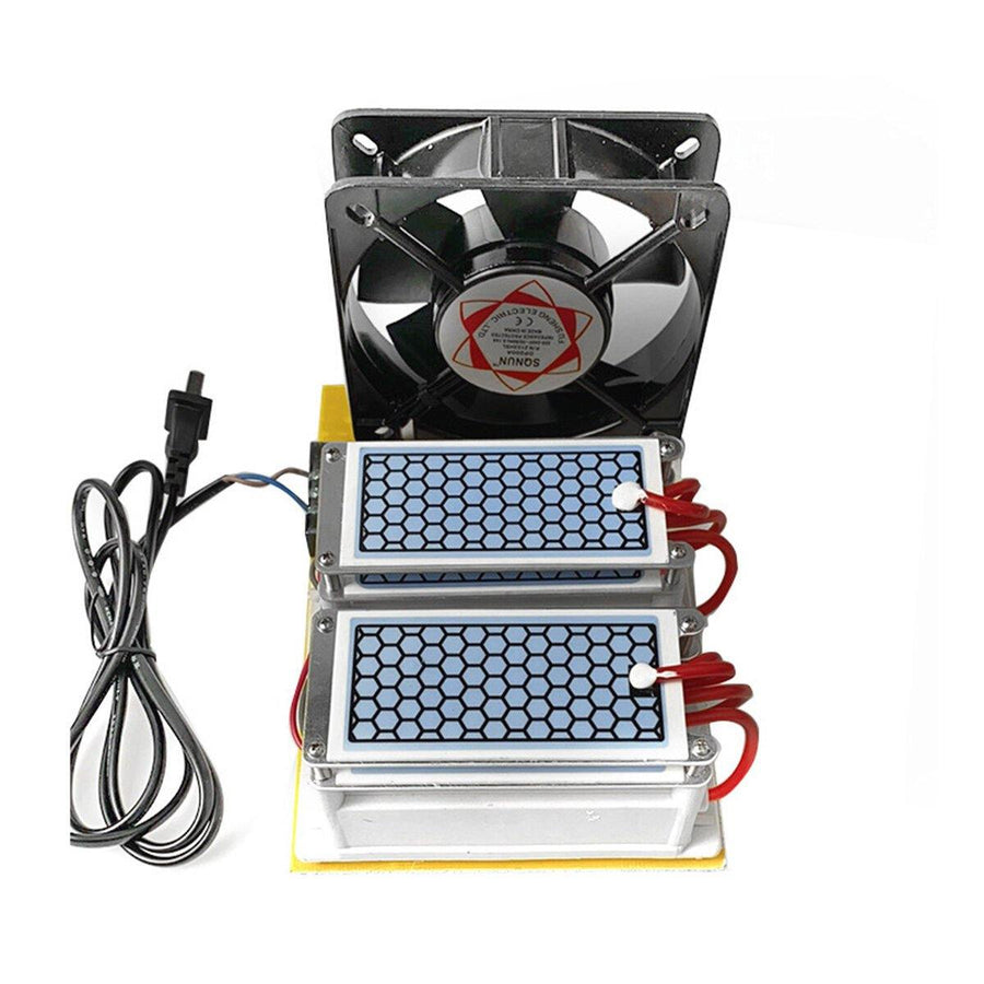 110/220V Portable 20g Ozone Generator Integrated Ceramic Ozonizer Disinfection Deodorizer With Fan - MRSLM