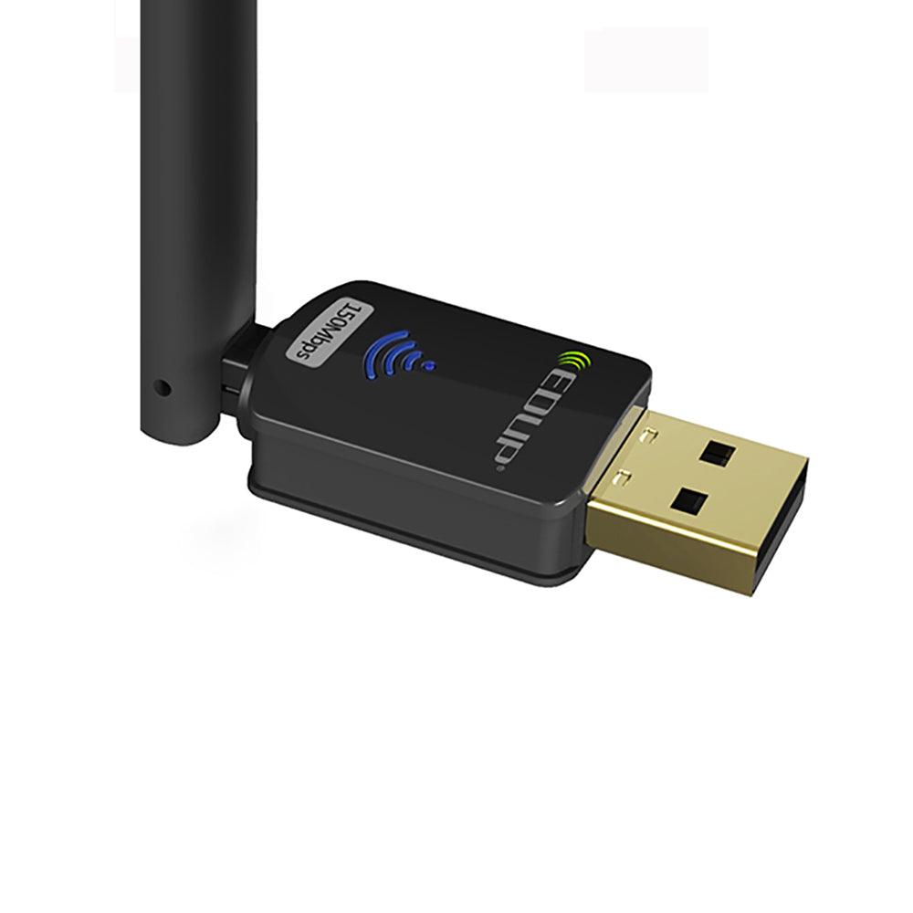 EDUP USB WiFi Adapter 150Mbps High Gain 6dBi WiFi Antenna USB WiFi Receiver Network Card Wireless Adapter - MRSLM