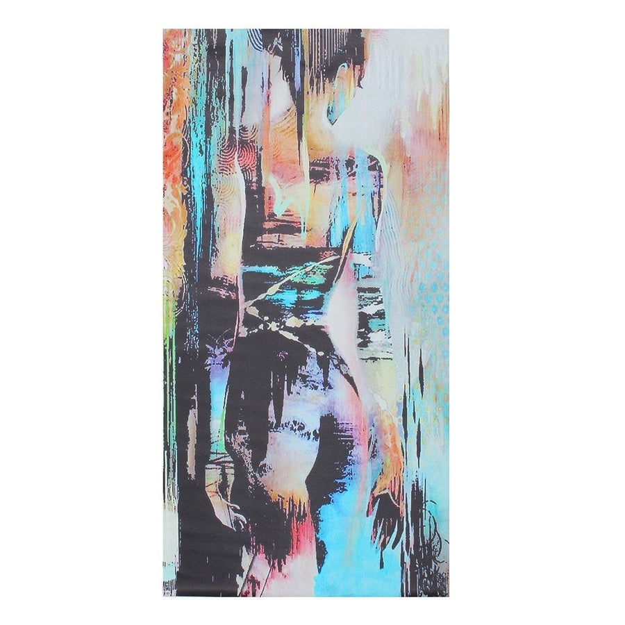 1 Piece Woman Back View Abstract Canvas Print Painting Wall Decorative Print Art Pictures Framed/Frameless Wall Hanging Decorations for Home Office - MRSLM