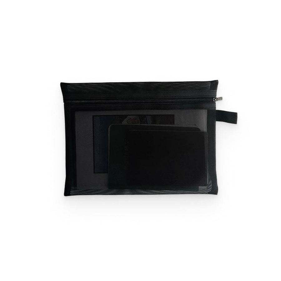 Black Mesh Cosmetic Bag - MRSLM