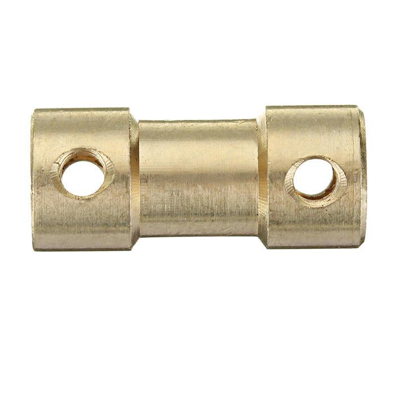 3.17mm-3.17mm Brass Coupler Spindle Motor Shaft Coupling Connector for EleksMill Engraver CNC Router - MRSLM