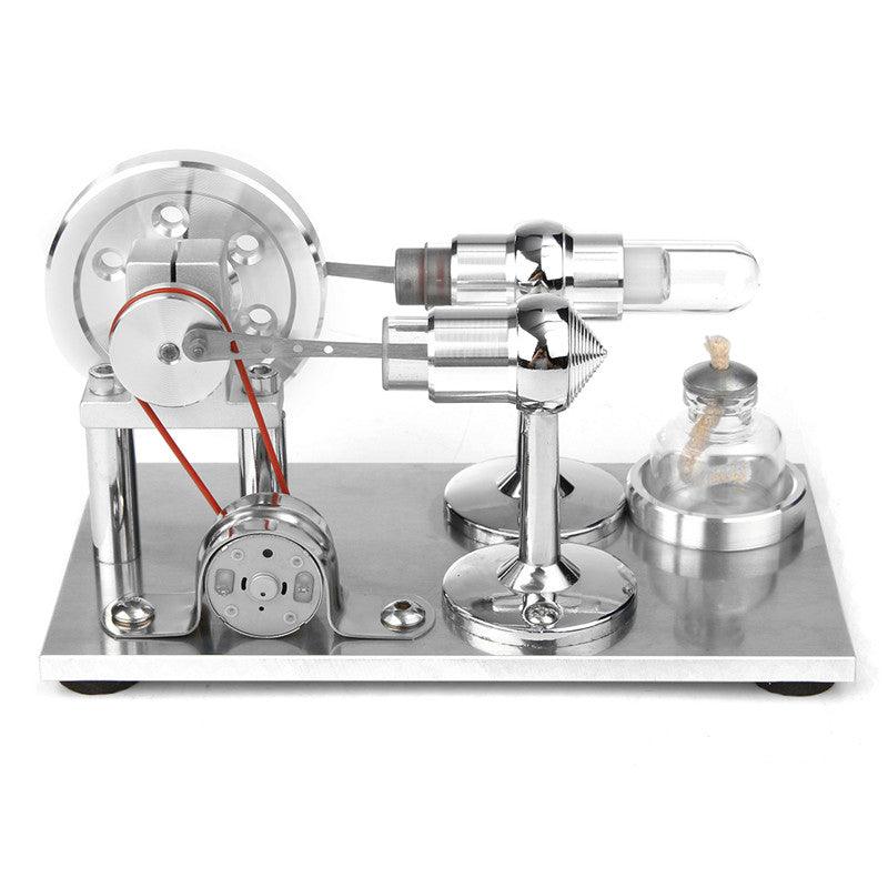 Hot Air Stirling Engine Model Electricity Power Generator Motor Toy Kits Gift - MRSLM