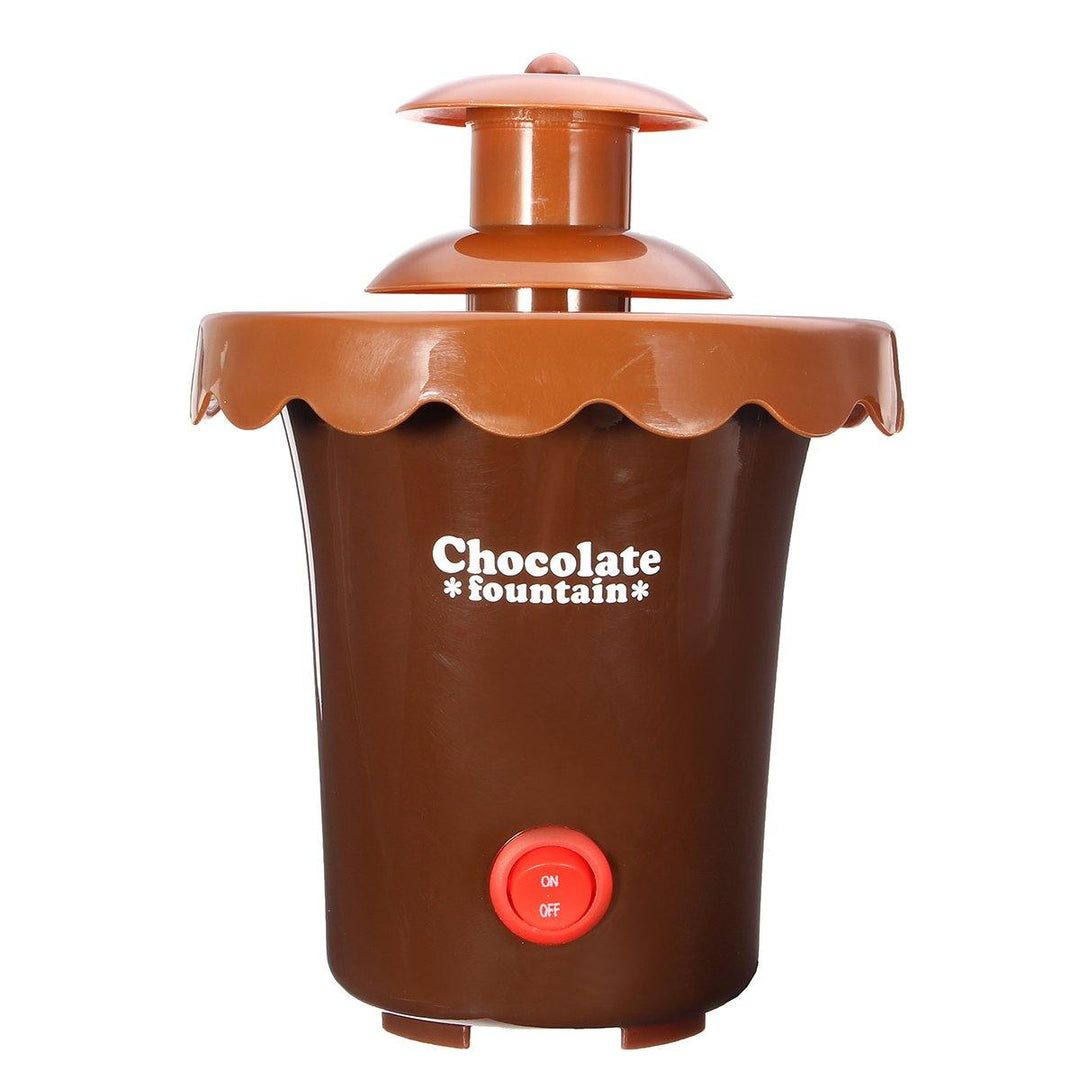 Chocolate Fondue Machine Fountain 2 Tiers Mini Maker Waterfall Melting Machine - MRSLM