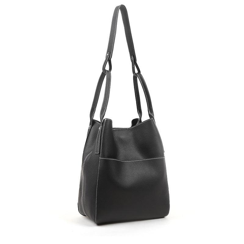 The New First Layer Cowhide Fashion One-shoulder Messenger Bag - MRSLM