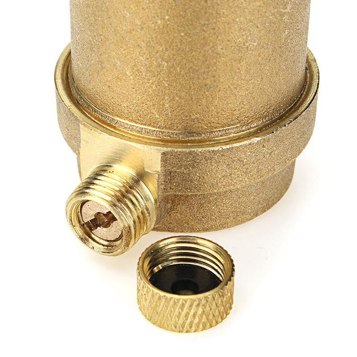 TMOK TK901 Brass Automatic Air Vent Valve Exhaust Safety Pressure Relief Valve for Water Heater HVAC Pipeline System - MRSLM