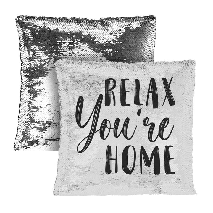 Relax Sequin Pillow Case - Best Design Pillow Case - Printed Pillowcase - MRSLM