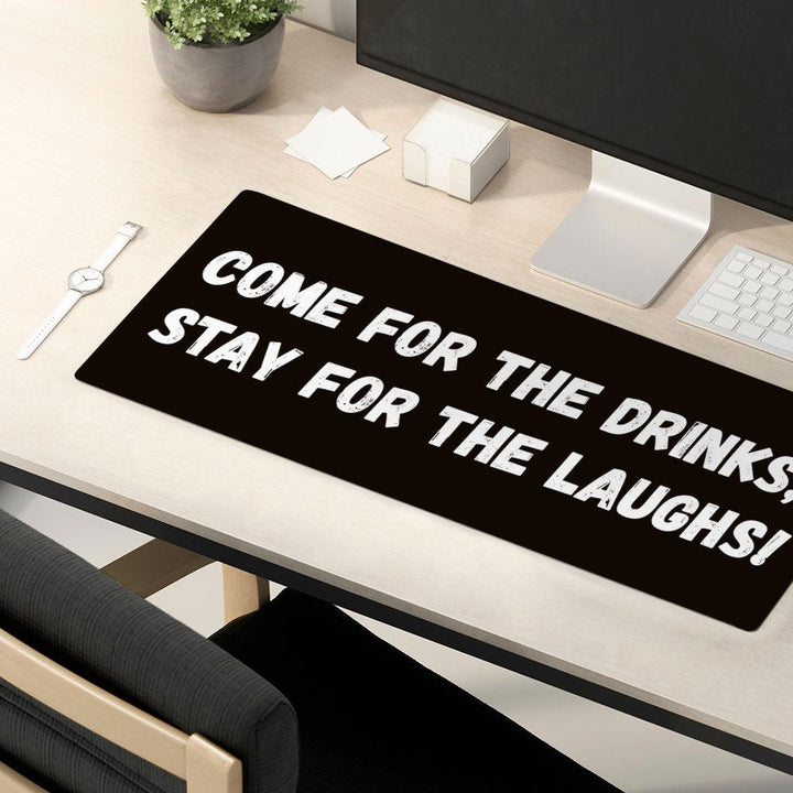 Funny Quote Desk Mat - Funny Saying Desk Pad - Cool Design Laptop Desk Mat - MRSLM