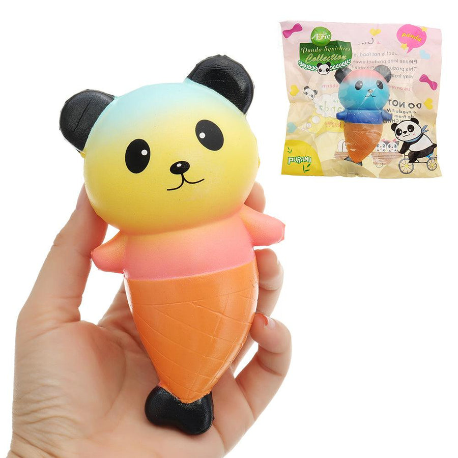 PURAMI Panda Squishy 16cm Slow Rising With Packaging Collection Gift Soft Toy - MRSLM