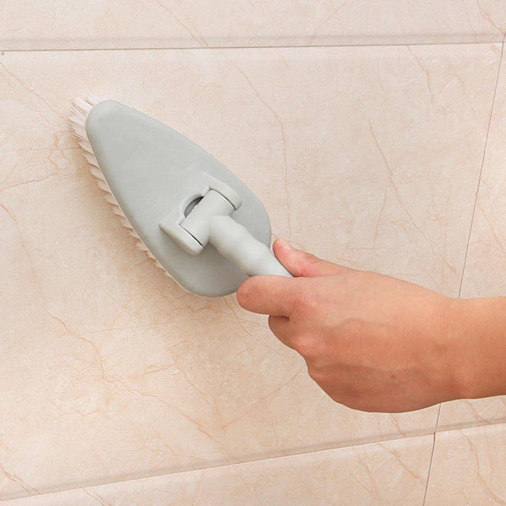 180 ° Rotation Adjustable Bathroom Wall Floors Cleaning Scrub Bathtub Tile Long Handle Brush - MRSLM
