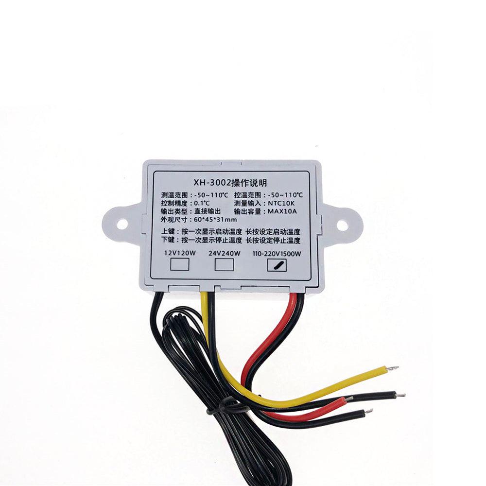 XH-3002 12V 24V 110V 220V Professional W3002 Digital LED Temperature Controller 10A Thermostat Regulator - MRSLM