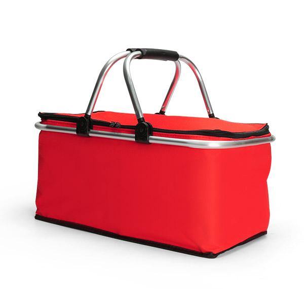 KC-BB474 Folding Picnic Basket Portable Insulated Camping Cooler Outdoor BBQ Food Organizer - MRSLM