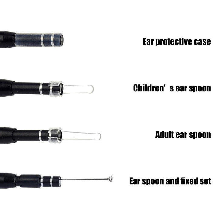 3-in-1 Ear Removal Camera Ear Wax Removal HD Visual Multifunctional Ear Cleaning Spoon - MRSLM