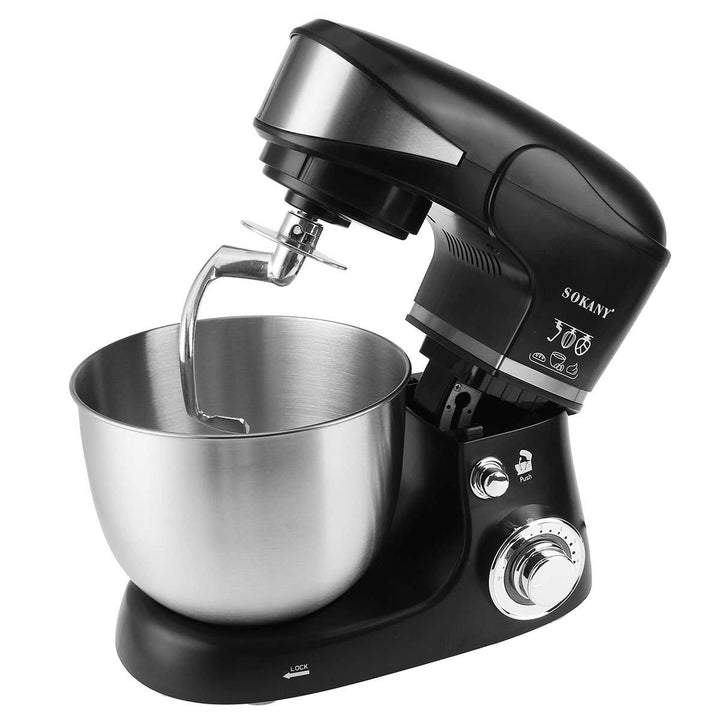 SOKANY Electric Cook Machine 5L Bowl Egg Whisk Dough Cream Blender for Kitchen - MRSLM