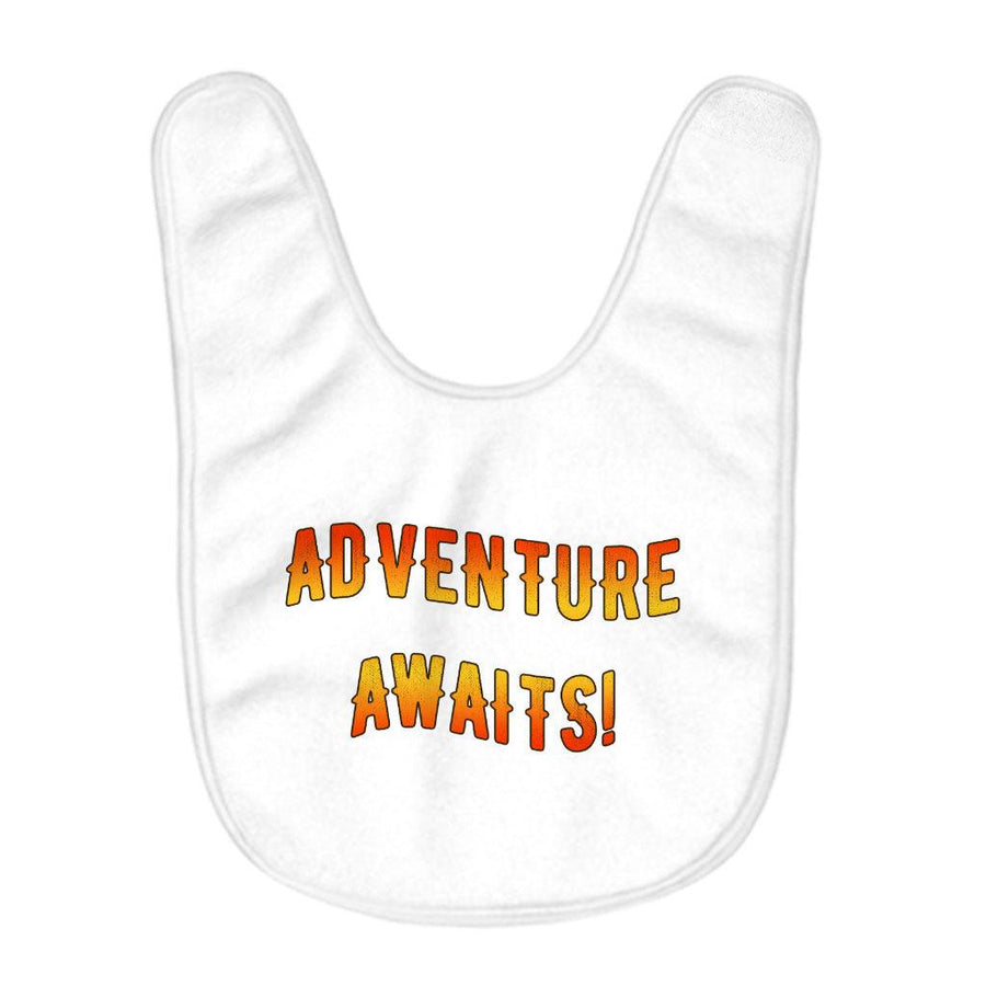 Adventure Awaits Baby Bibs - Best Design Baby Feeding Bibs - Cool Bibs for Eating - MRSLM