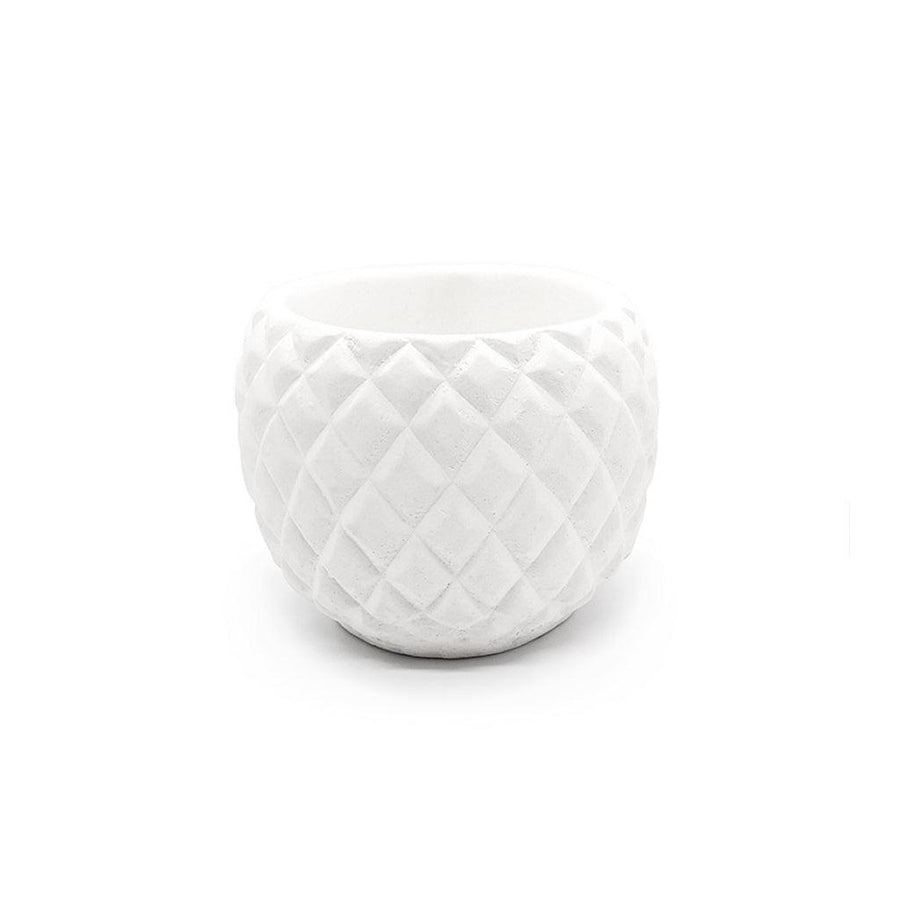 White Ceramic Pineapple Planter - MRSLM