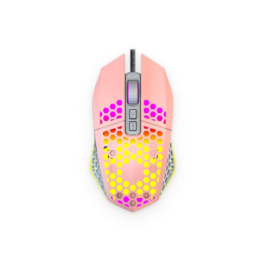 Pink Comb Textured Mouse - MRSLM