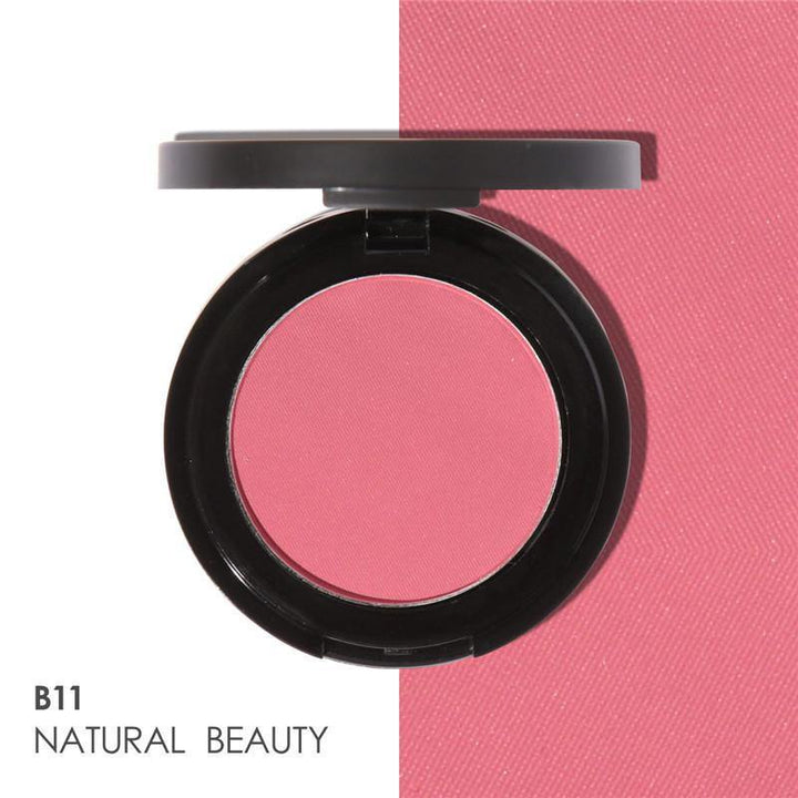 FOCALLURE Cheek Blusher Powder Blush Beauty Makeup Soft Nature Rouge Glossy Face Blush - MRSLM