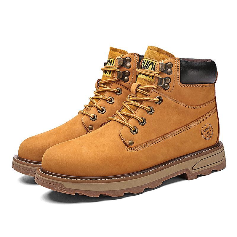 Outdoor Sports High-top Shoes Men's Rhubarb Boots Tooling - MRSLM