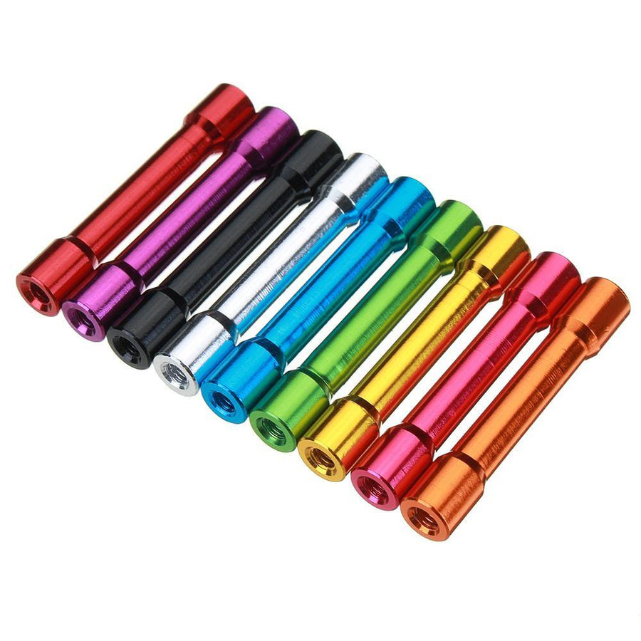 Suleve M3AS13 10Pcs M3 35mm Aluminum Alloy Standoff Spacer Round Column MultiColor Smooth Surface - MRSLM