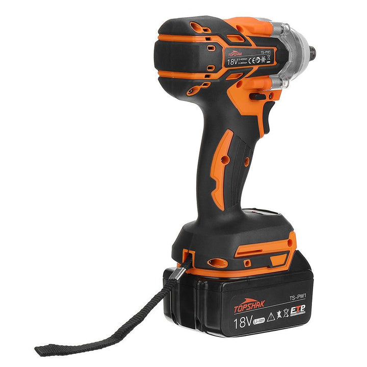 Topshak TS-PW1 Brushless Impact Wrench LED 15000mAh Rechargeable Woodworking Maintenance Tool W/ Battery - MRSLM