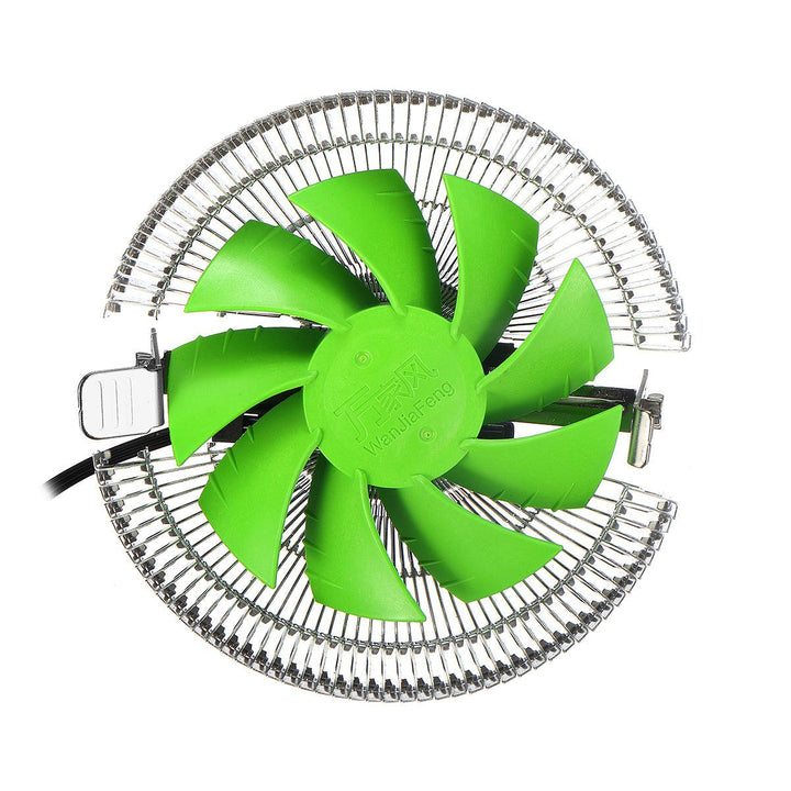 3 Pin Silent Low Noise CPU Cooling Fan Cooler Heatsink for LGA 1155/2011/775 AMD 2/2+/3+ - MRSLM