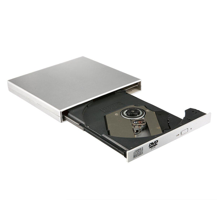 USB 2.0 External CD Burner CD/DVD Player Optical Drive for PC Laptop Windows - MRSLM