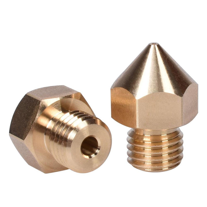 BIGTREETECH® 0.2/0.4/0.6/0.8mm Brass Nozzle M6 Thread for 3D Printer Creality CR-10S Pro 1.75mm Filament and J-head Heat Block - MRSLM
