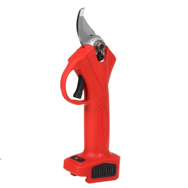 21V Wireless 25mm Rechargeable Electric Scissors Branch Pruning Shear Tree Cutting Tools W/ 2 Battery - MRSLM