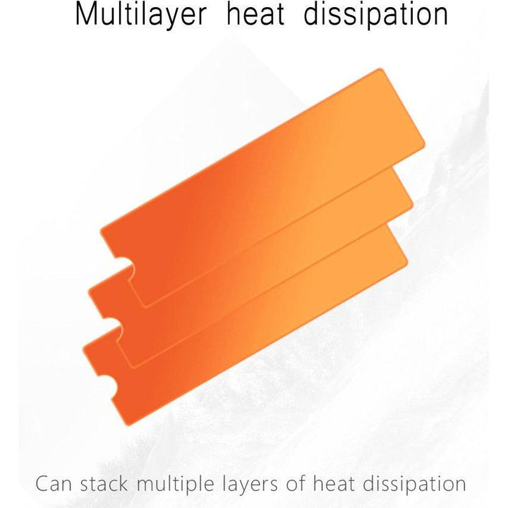 JEYI M.2 NEMe SSD Heatsink Pure Copper Heat Sink NGFF cooling PWM adjustable speed - MRSLM
