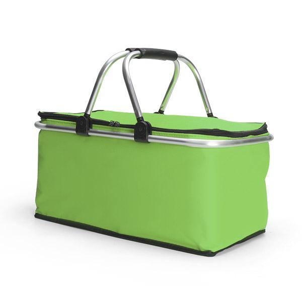 KC-BB474 Folding Picnic Basket Portable Insulated Camping Cooler Outdoor BBQ Food Organizer - MRSLM