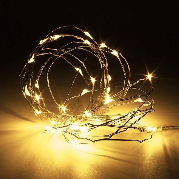 3M Waterproof LED Battery Mini LED Copper Wire Fairy String Light HoliDay Light Party Christmas - MRSLM