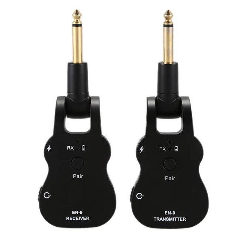 EN-9 2.4Ghz Wireless Audio Transmission Receiver System with 280 ° Rotating Plug for Electric Guitar Bass Violin - MRSLM
