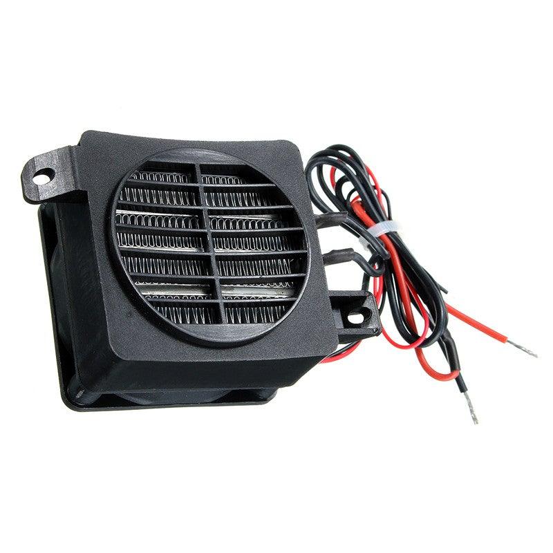 100W 12V 60x60mm DC PTC Fan Heater Constant Temperature Incubator - MRSLM