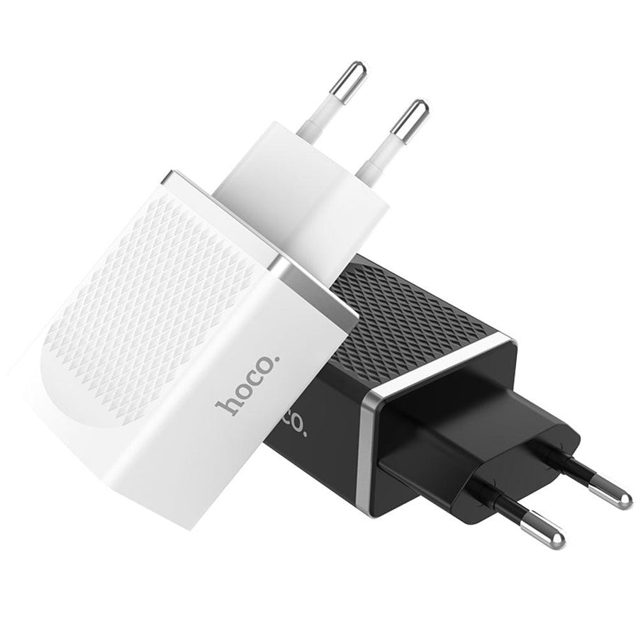 HOCO C42A EU Plug USB Port QC 3.0 Charger Power Adapter for Tablet Smartphone - MRSLM