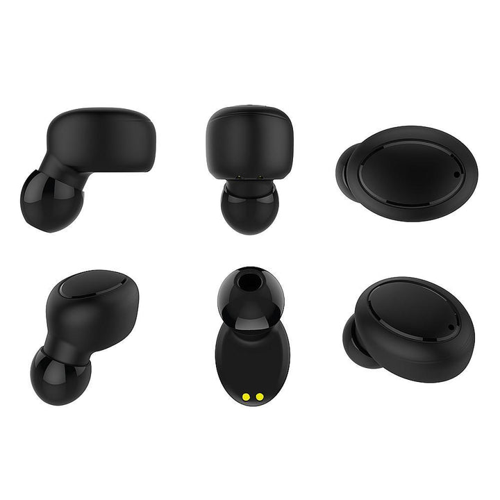 V2 TWS Dynamic bluetooth 5.0 Wireless Stereo Earbuds Noise Cancelling Touch Control In Ear Earphone with Type-C Charging Box (Black) - MRSLM