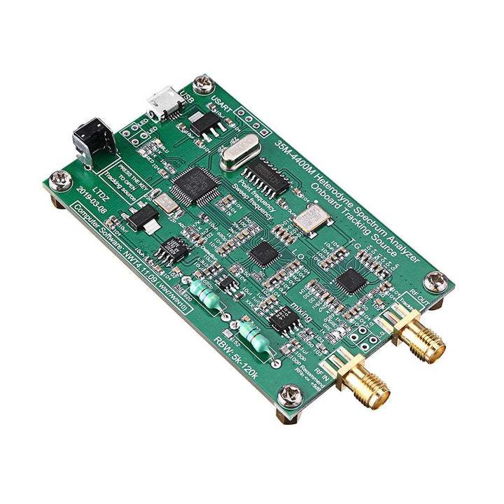 Geekcreit® Spectrum Analyzer USB LTDZ_35-4400M_Spectrum Signal Source with Tracking Source Module RF Frequency Domain Analysis Tool - MRSLM