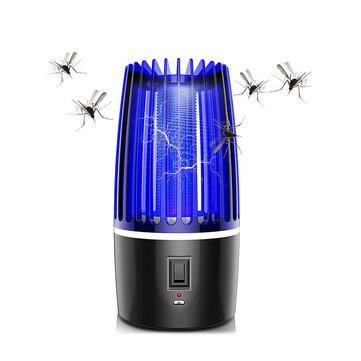 Rechargeable 5W LED Mosquito Zapper Killer Fly Insect Bug Trap Lamp Night Light DC5V - MRSLM