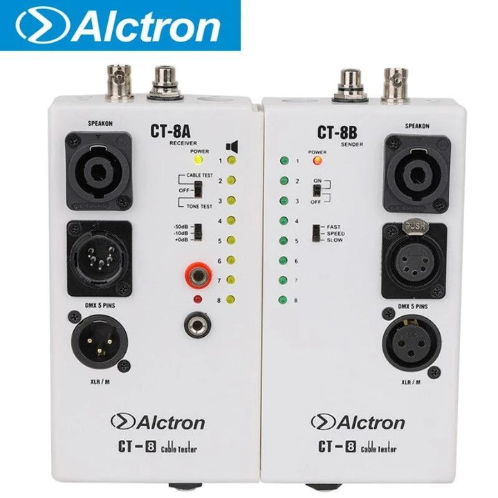 Alctron CT-8 Professional Multi-purpose Audio Cable Tester Line Test Instrument Engineering Wiring Separation Test (Standard) - MRSLM