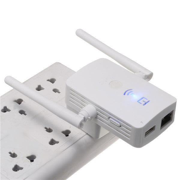 150Mbps Wireless WiFi Range Extender Signal Booster Router Repeater Dual Antenna - MRSLM