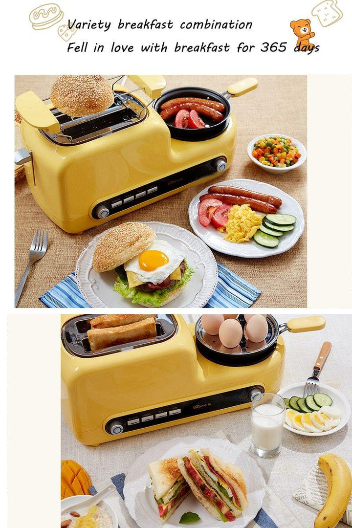 Multifunctional Automatic Breakfast Toaster Fried Steamed Egg Machine - MRSLM