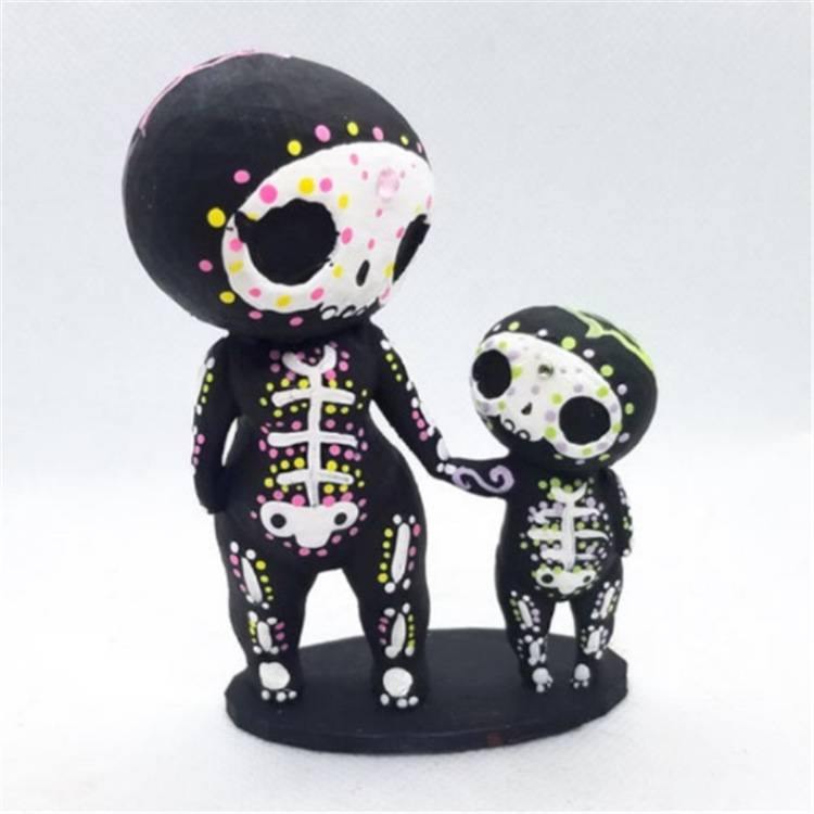 Sugar Skull Couple Figurine Cute Decoration - MRSLM