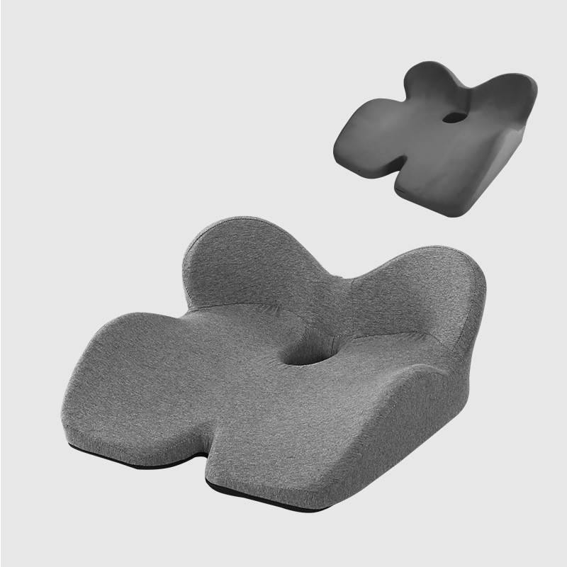 Non-Slip Memory Foam Seat Cushion Posture Correction Slow Rebound Hollow Out Design Prevent Hemorrhoids Give Birth Pain Relieve - MRSLM