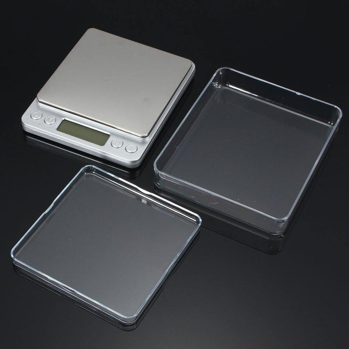 DANIU 2kg/0.1g Stainless Steel Jewelry Digital Scale Gold Silver Coin Gram Pocket - MRSLM